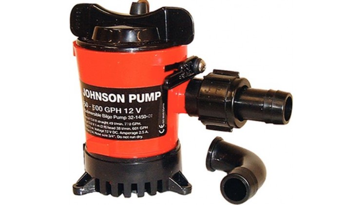 Bomba de Porão Compacta - 500 GPH - Johnson Pump