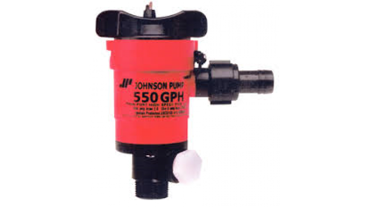 Bomba de 2 Tomadas - 550 GPH - 12V - Johnson Pump