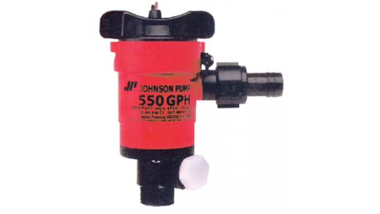 Bomba de 2 Tomadas - 950 GPH - 12V - Johnson Pump