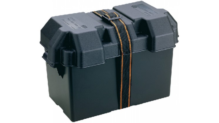 Caixa Suporte de Bateria - Compatível c/ Grupo 27- Attwood