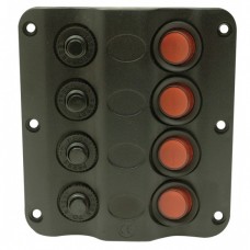 Painel Interruptores LED - 4 Botões - Seachoice*
