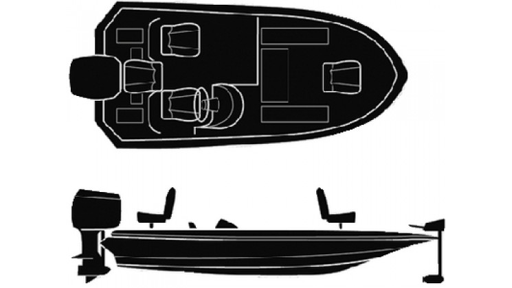 Lona Transporte Barcos 17'6" Semi custom - Baixo Amplo - Seachoice