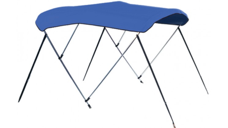 Toldo Bimini - Só Lona Acrílica Sunbrella ® c/ Capa - Azul Pacífico - 1,70 mt x 1,83 mt - Carver