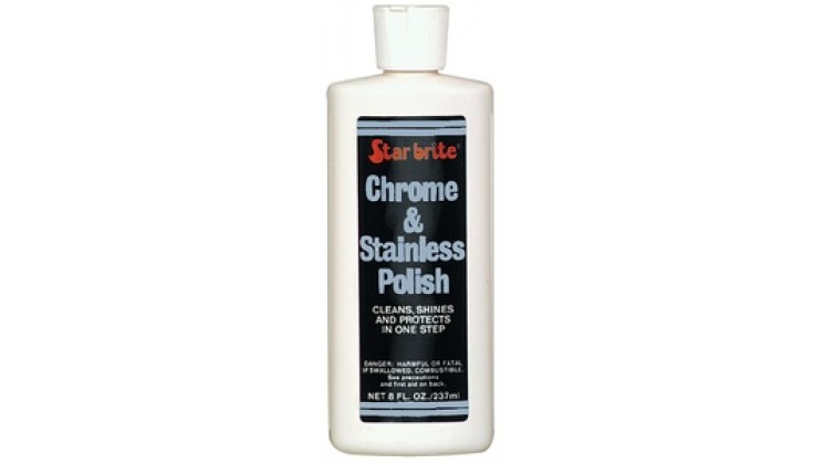 Polimento p/ Cromados e Aço Inox - 240 ml - Star Brite